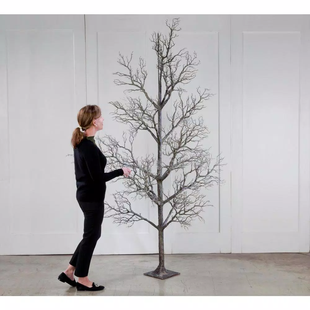 Tripar International, Inc 8 ft. Large Twig Tree - Realistic Molded Plastic Decorative Indoor Tree
