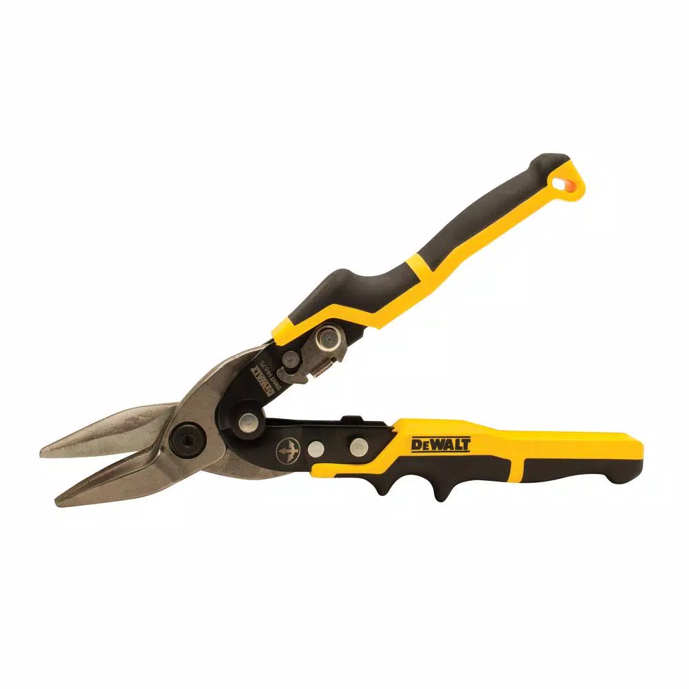 DEWALT 10.1 in. Straight-Cut Aviation Snip with Ergo Design