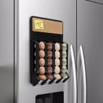 Mind Reader Mounty 20-Capacity Wall Mounted Black K-Cup Dispenser for Keurig Pods thumbnail 4