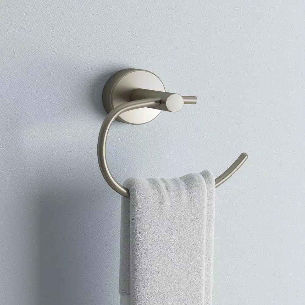 Glacier Bay Innburg Brushed Nickel Towel Ring