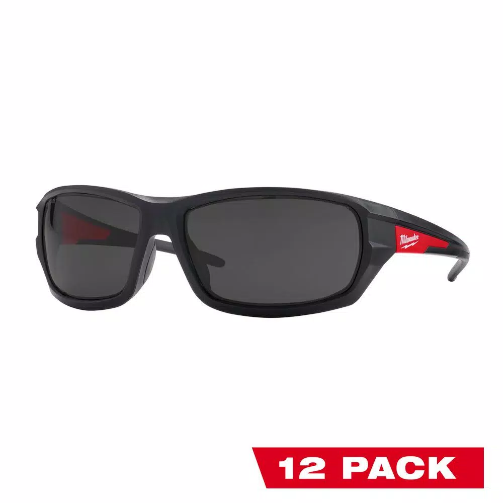 Milwaukee Performance Safety Glasses with Tinted Fog-Free Lenses, 12-Pack