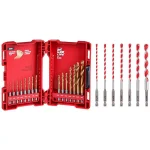 Milwaukee SHOCKWAVE 22-Piece Titanium & Carbide Hammer Drill Bit Set with 1/4 in. Hex Shank thumbnail 1