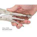 TEKTON 10 in. Curved Jaw Locking Pliers with Straight Tips thumbnail 5