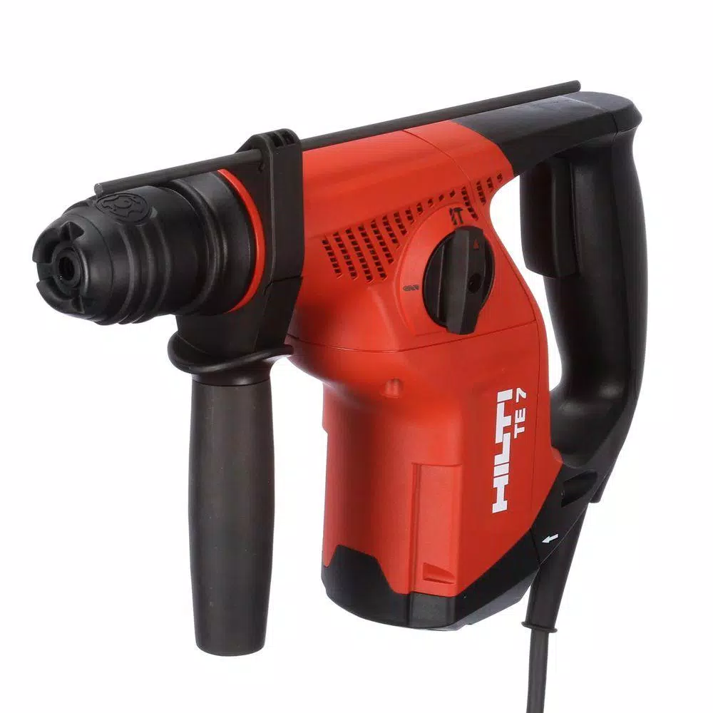 Hilti TE 7 120V SDS-Plus Corded Rotary Hammer Drill Kit with 4 TE-CX Bits and Case