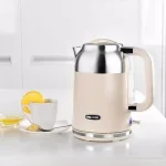 Kalorik 1.7L Retro Electric Kettle, 7-Cup Mid-Century Design, Cream thumbnail 5