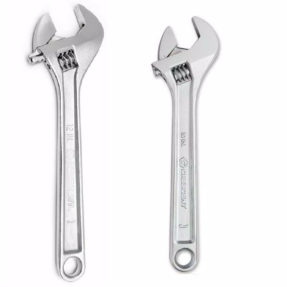 Crescent 2-Piece Adjustable Wrench Set, 10 in. and 12 in.