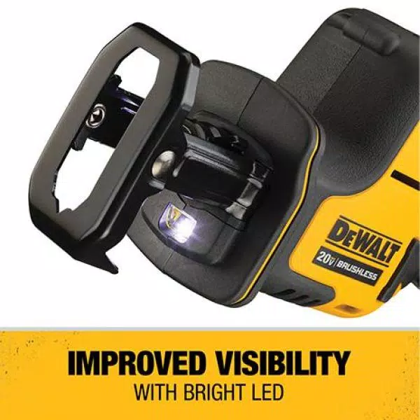 DEWALT 20V MAX ATOMIC Brushless Compact Cordless Reciprocating Saw (Tool-Only)