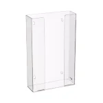 AdirMed Triple Box Capacity Acrylic Glove Dispenser, Clear Wall Mount thumbnail 1