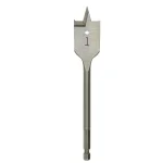 Milwaukee 1 in. x 6 in. Flat Wood Boring Spade Bit with 1/4 in. Hex Shank thumbnail 1