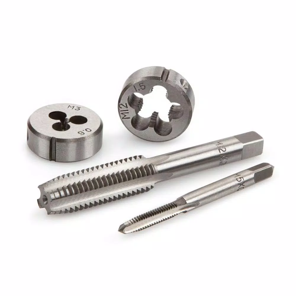 TEKTON 39-Piece Metric Tap and Die Set, Coarse and Fine Sizes 3-12 mm