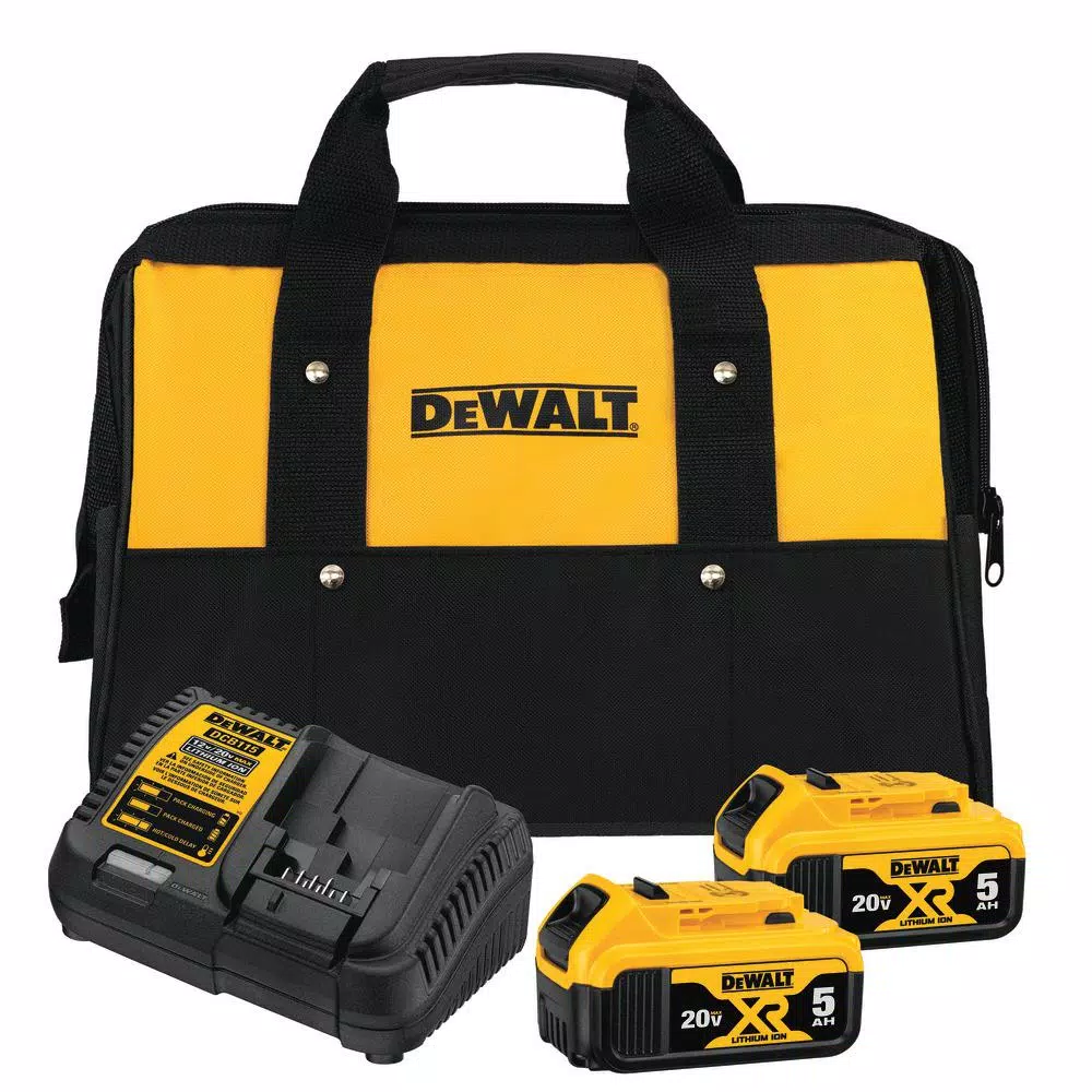 DEWALT 20V MAX XR Brushless Cordless Drywall Screw Gun & 5 in. Random Orbital Sander Kit with (2) 5.0Ah Batteries