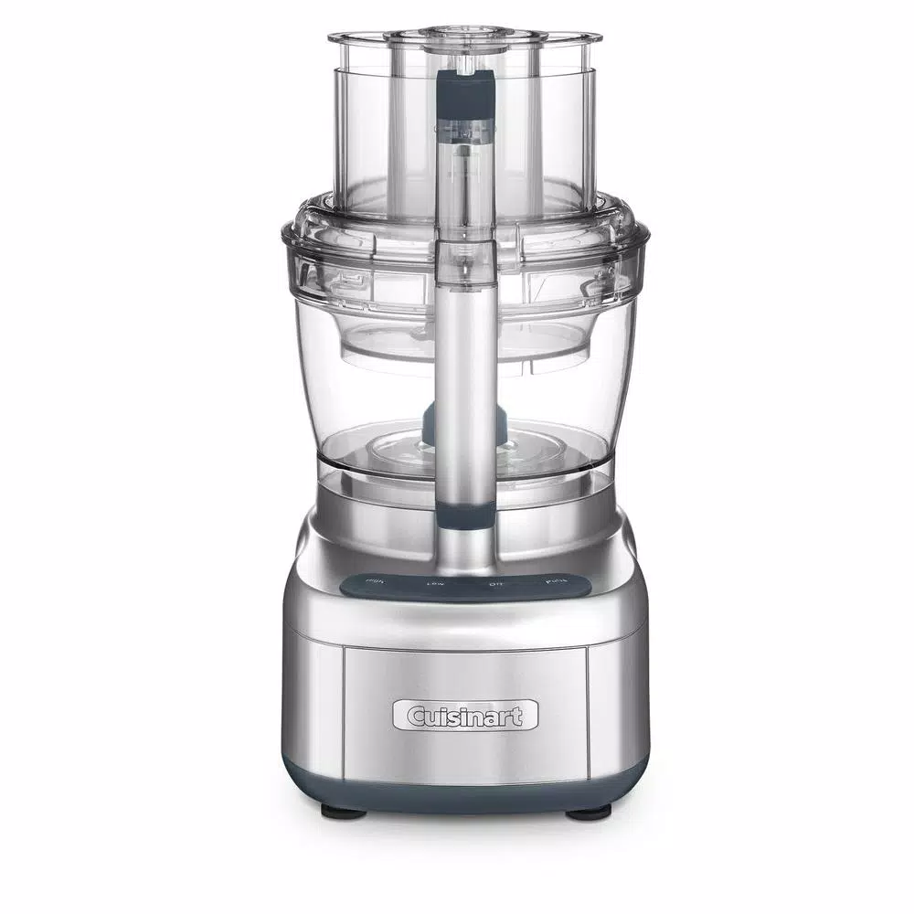 Cuisinart Elemental 13-Cup Food Processor with Dicing Kit and 4.5-Cup Bowl, 3-Speed, Silver