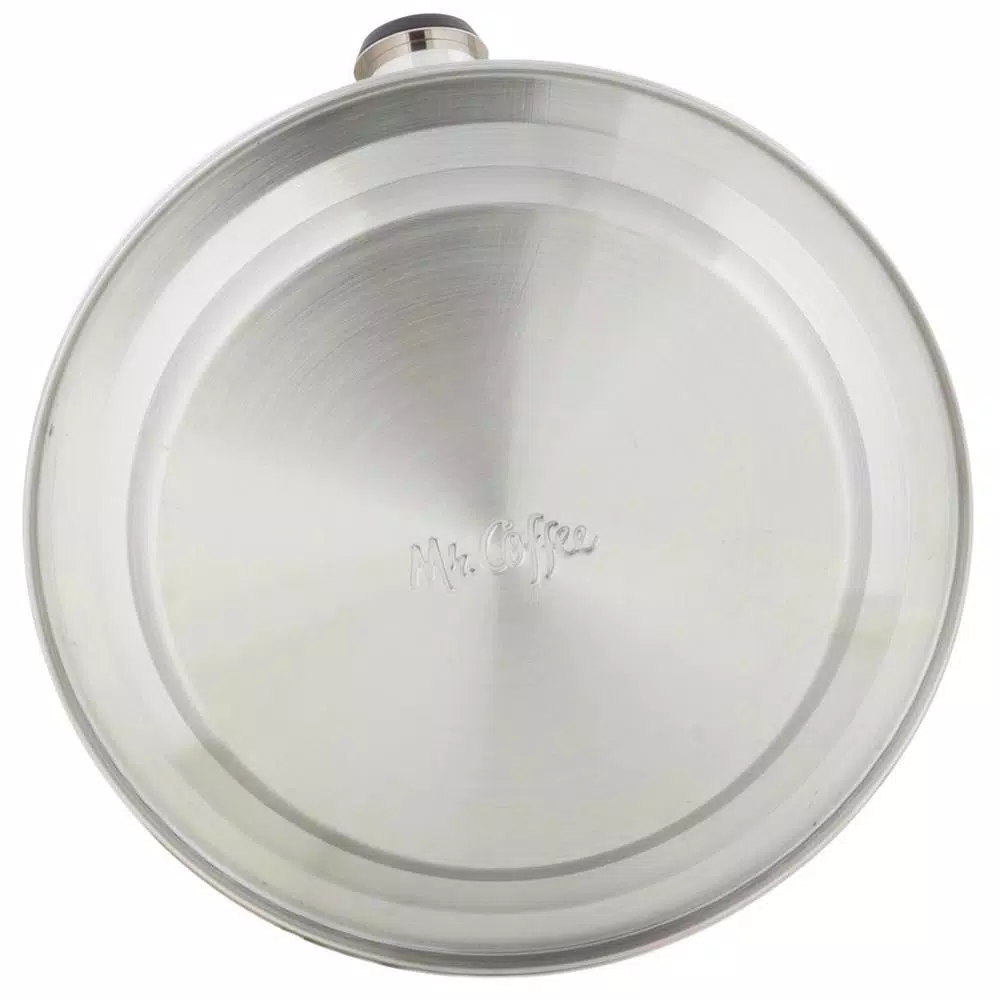 Mr. Coffee Clarendon 2.6 Qt. Stainless Steel Whistling Tea Kettle, Copper Finish