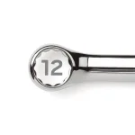 TEKTON 12-Piece Metric Stubby Combination Wrench Set, 8-19 mm with Roll-Up Pouch thumbnail 11