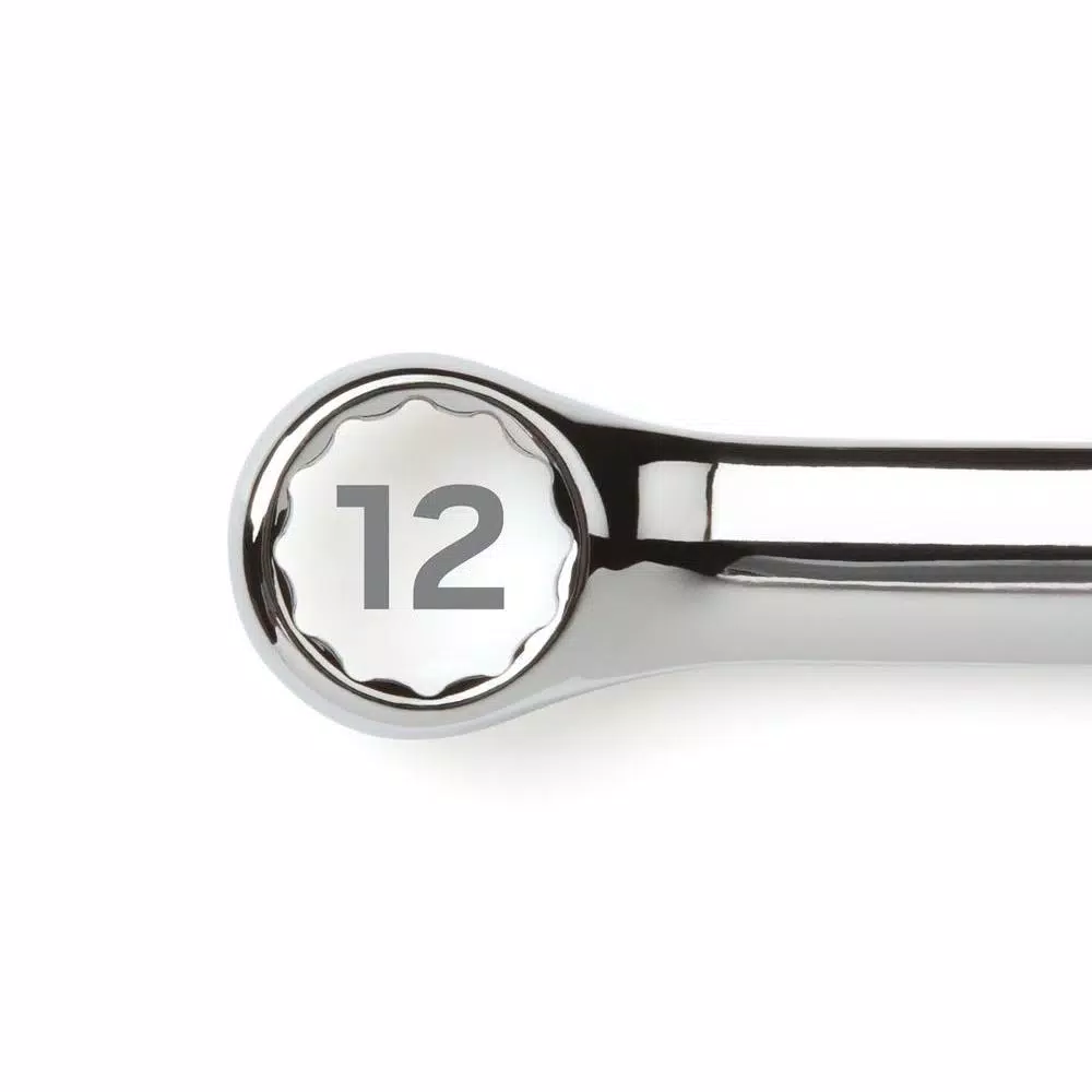 TEKTON 12-Piece Metric Stubby Combination Wrench Set, 8-19 mm with Roll-Up Pouch