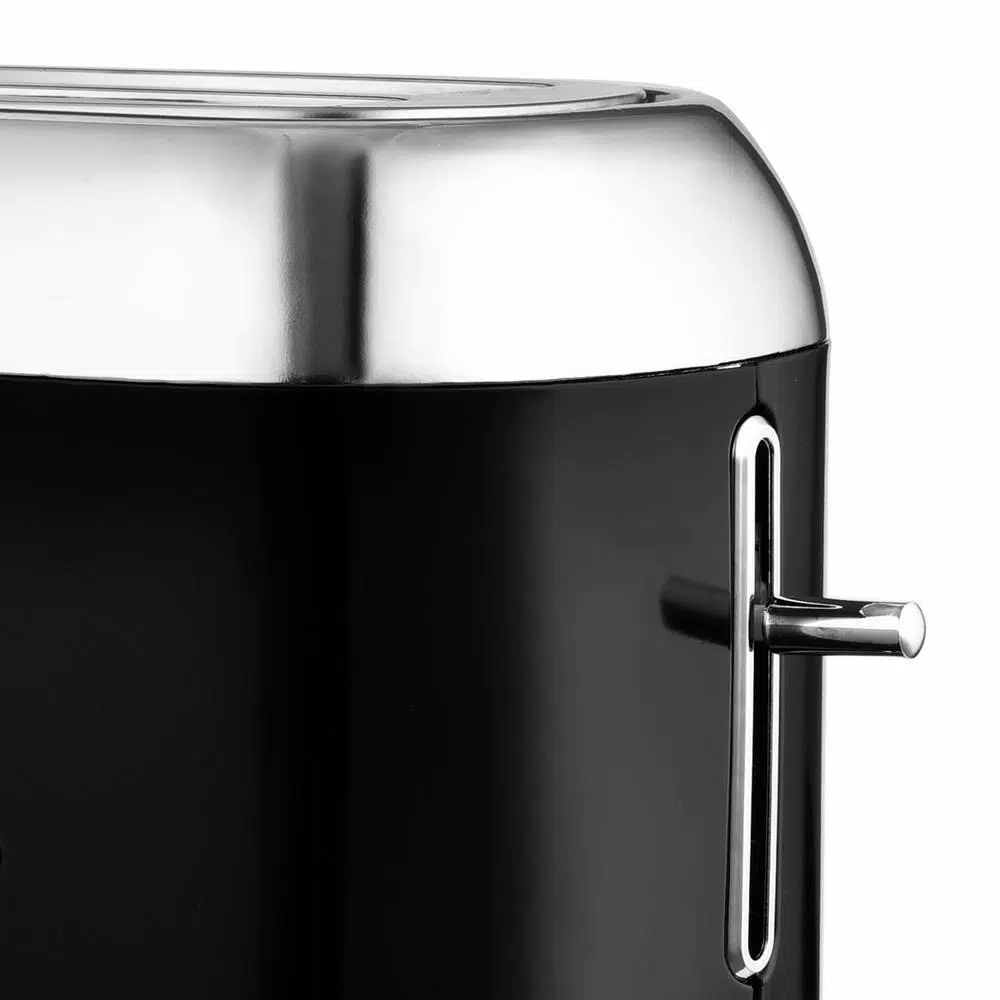 Kalorik 2-Slice Retro Wide Slot Toaster - Black