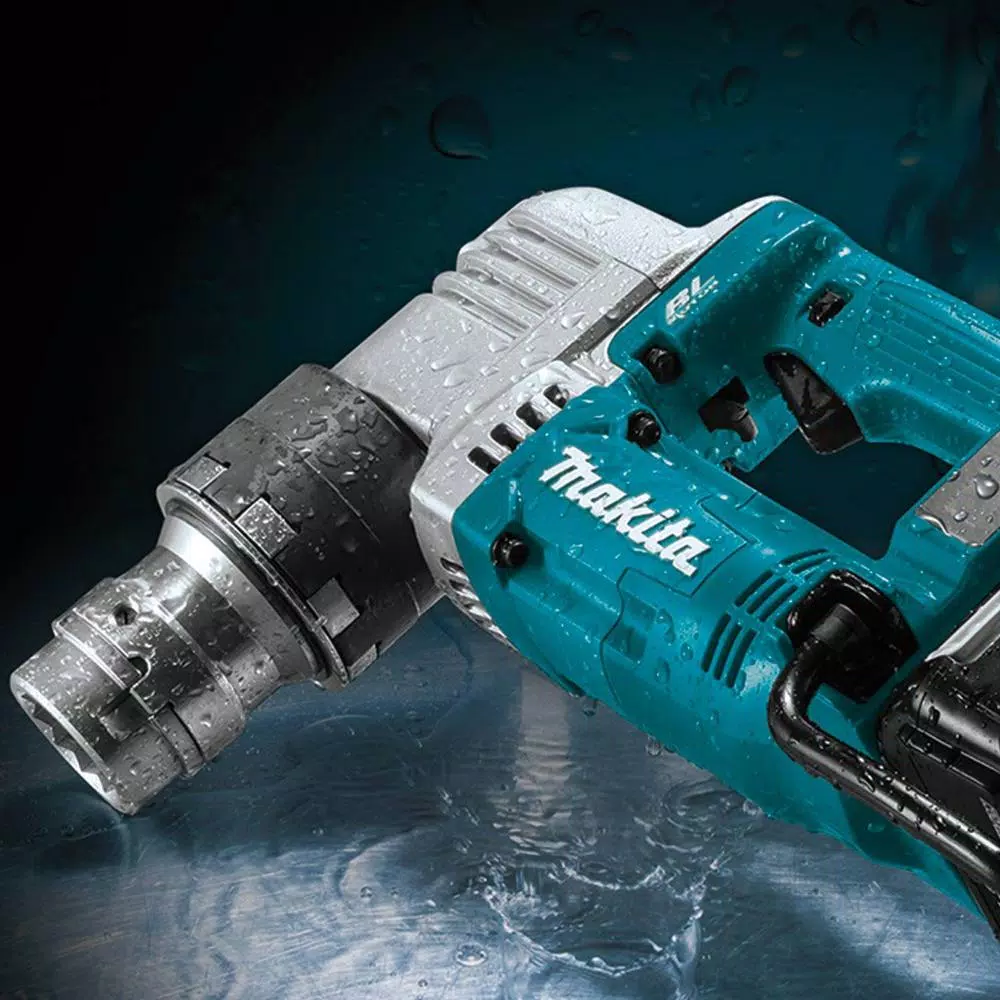 Makita 18V X2 LXT Brushless Cordless Shear Wrench Kit with 5.0 Ah Batteries and Dual Port Rapid Charger