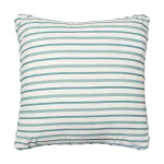Laura Ashley Rosemary Blue and White Floral 20 in. x 20 in. Down Throw Pillow thumbnail 2