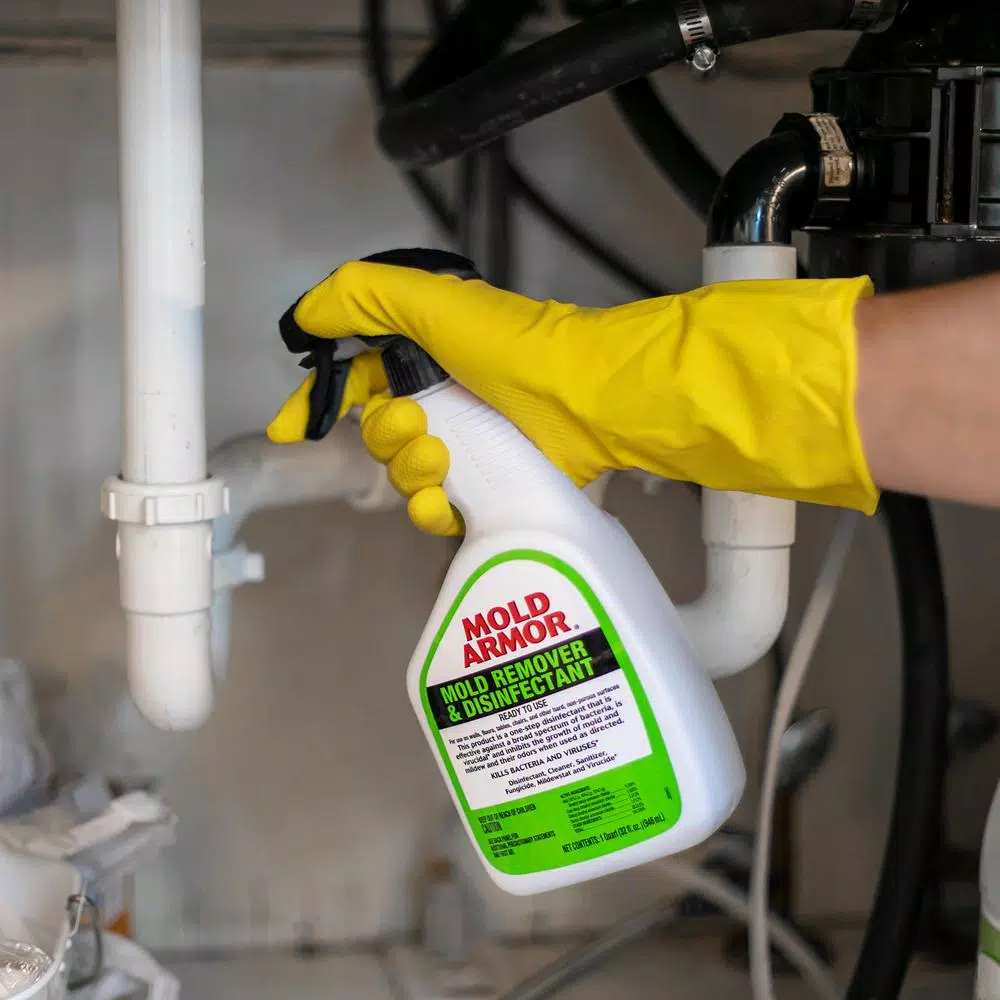 Mold Armor Mold Remover and Disinfectant Pro-Strength, 32 oz.
