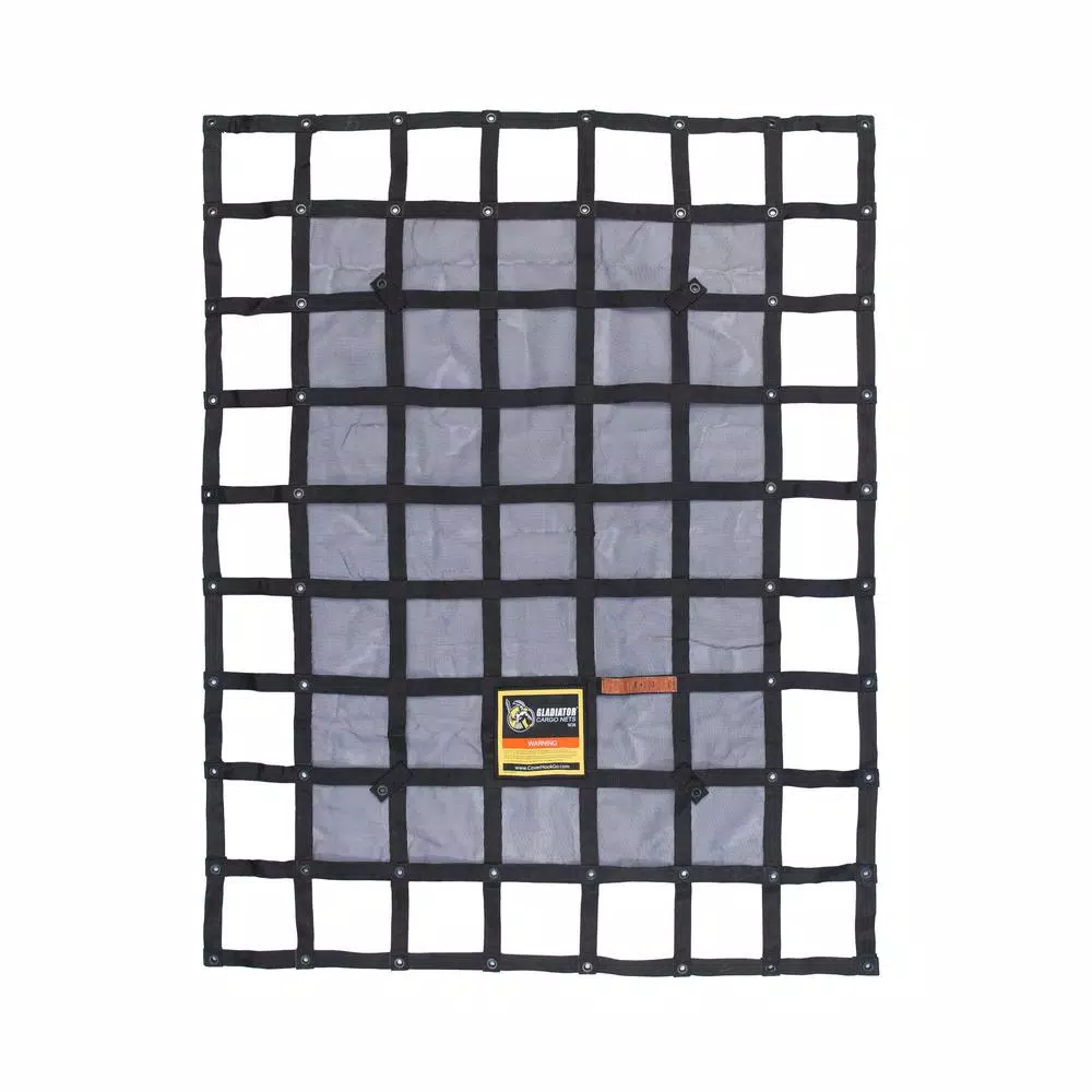 GLADIATOR Cargo Nets Gladiator Heavy-Duty Adjustable Cargo Net, 4.75 ft. x 6 ft., Includes Hardware