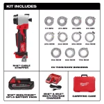 Milwaukee M18 Cordless Cable Stripper Kit for Cu THHN/XHHW Wire, 18V thumbnail 2