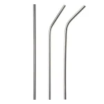 Unbranded G-Force 14-Pack Reusable Stainless Steel Straw Set with 2 Cleaning Brushes thumbnail 1