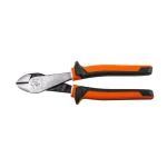 Klein Tools 8 in. Insulated High Leverage Diagonal Cutting Pliers, 1000V VDE Certified thumbnail 1