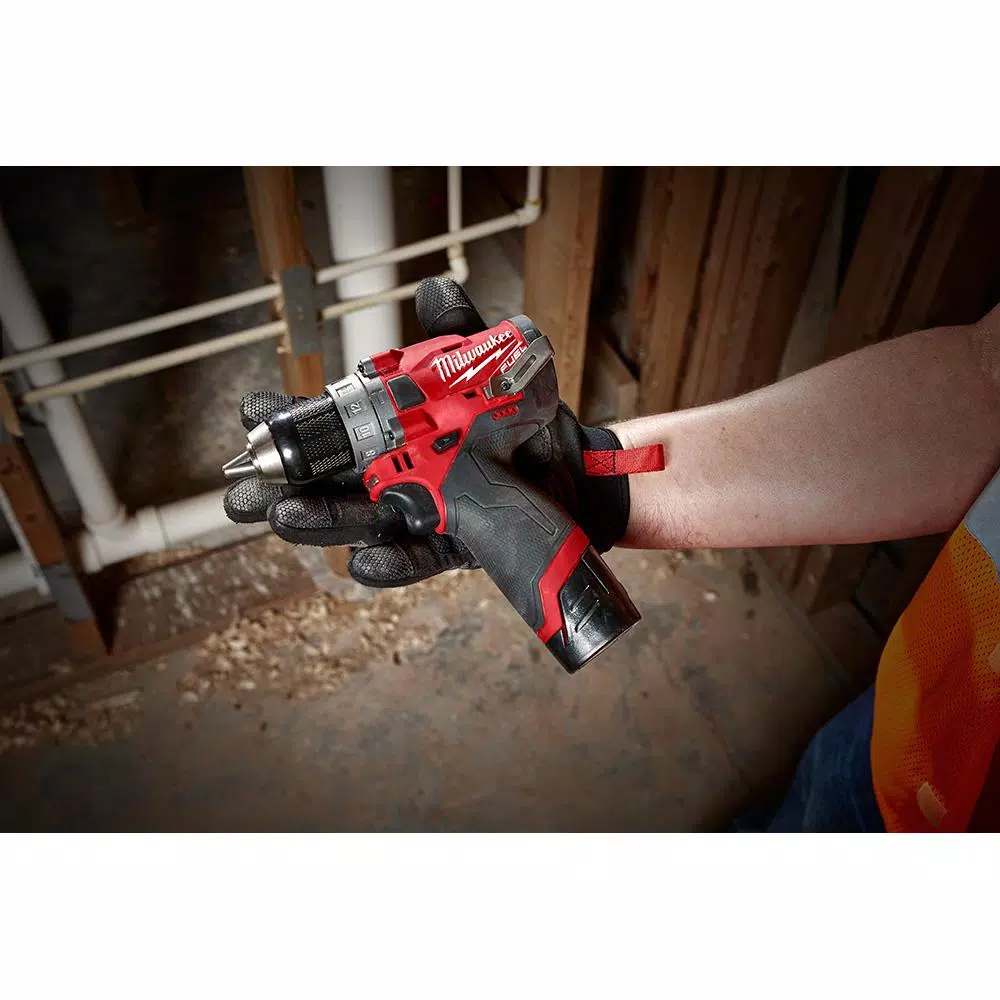 Milwaukee M12 FUEL 12V Lithium-Ion Brushless 1/2 in. Hammer Drill (Tool-Only)