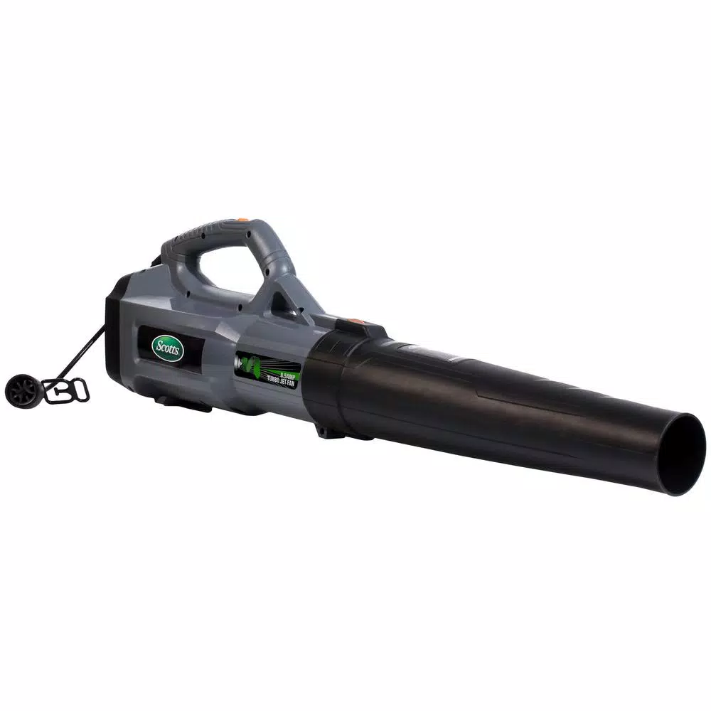 Scotts Corded Electric Leaf Blower, 120 MPH, 465 CFM, 8.5 Amp Handheld Blower