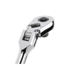 TEKTON 3/8 in. Drive 12 in. Flex Head Quick-Release Bent Handle Ratchet thumbnail 4