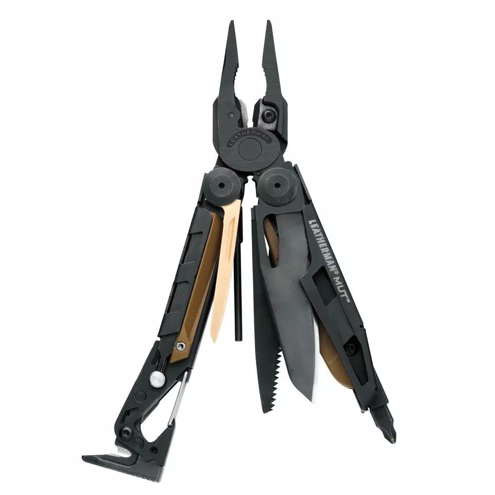 Leatherman Tool Group Leatherman MUT 16 Black Tactical Military Multi-Tool with 3 Bits