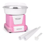 Nostalgia Retro Pink Cotton Candy Maker - Hard Candy and Flossing Sugar Machine thumbnail 2