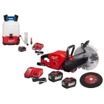 Milwaukee M18 FUEL 9 in. Cut Off Saw Kit with ONE-KEY and M18 SWITCH TANK Water Supply Kit thumbnail 1
