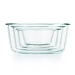 OXO Good Grips Smart Seal 8-Piece Borosilicate Glass Round Food Storage Container Set thumbnail 4