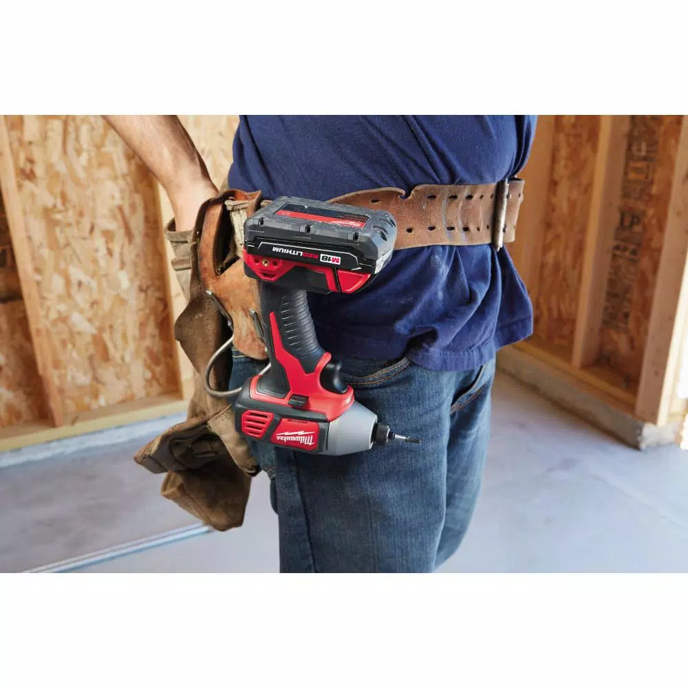 Milwaukee M18 18V Lithium-Ion Cordless Drill Driver and Impact Driver 2-Tool Combo Kit