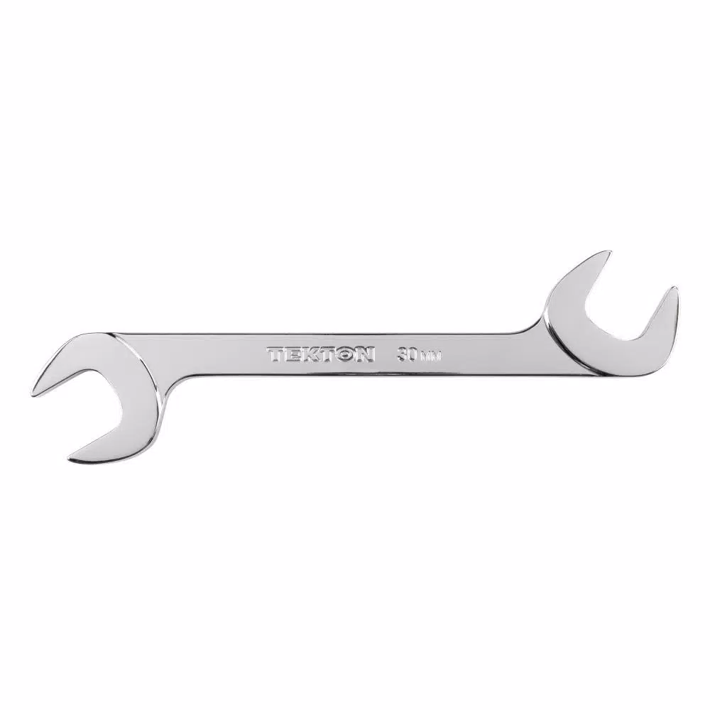 TEKTON 30 mm Double Open End Angle Head Wrench, 60° Offset