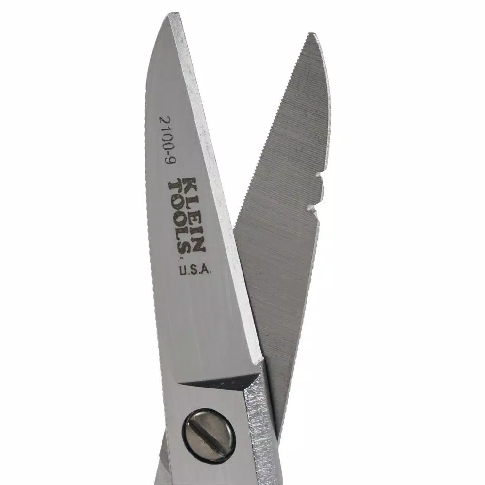 Klein Tools Cable Splicer Snips with Serrated Stainless Steel Blades
