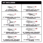 Milwaukee TORQUE LOCK 10-Piece Locking Pliers Set thumbnail 2