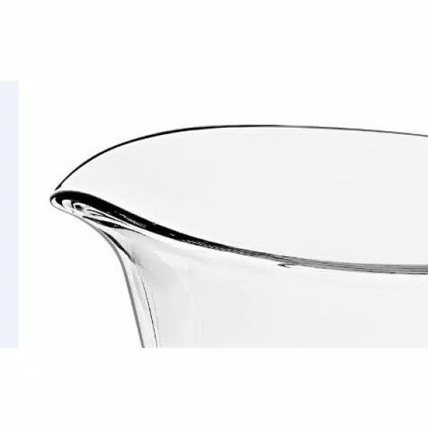 Badash Crystal Crystal Gravy Boat with Ladle Set, 16 oz. Mouth Blown Glass