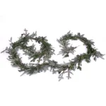 VAN ZYVERDEN 12 ft. Fresh Cut Blue Ridge Mountain Fraser Fir Coil Holiday Garland thumbnail 1