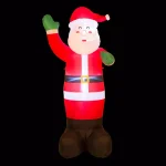 Glitzhome 12 ft. Lighted Inflatable Santa Claus Christmas Yard Decoration, Extra Large thumbnail 1
