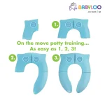 Babyloo Blue Owl Folding Toilet Seat with Travel Bag for Toddlers thumbnail 5