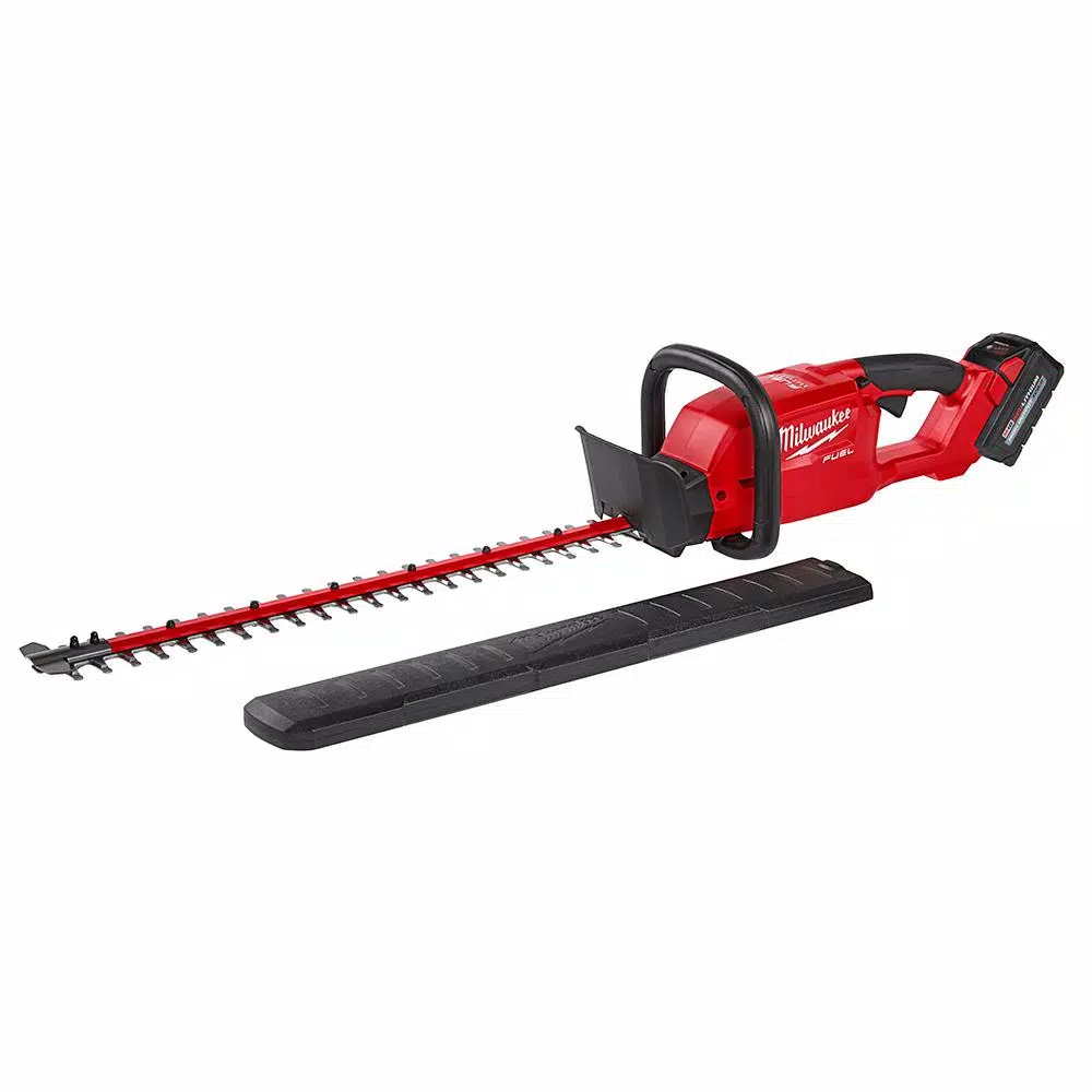 Milwaukee M18 FUEL 24 in. 18V Cordless Brushless Hedge Trimmer Kit with 8.0 Ah Battery and Rapid Charger