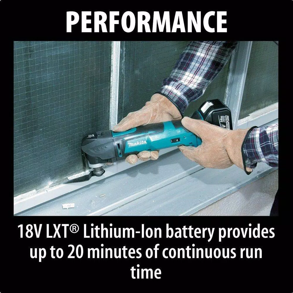 Makita 18V LXT Cordless Oscillating Multi-Tool Kit with 5.0Ah Battery and Charger