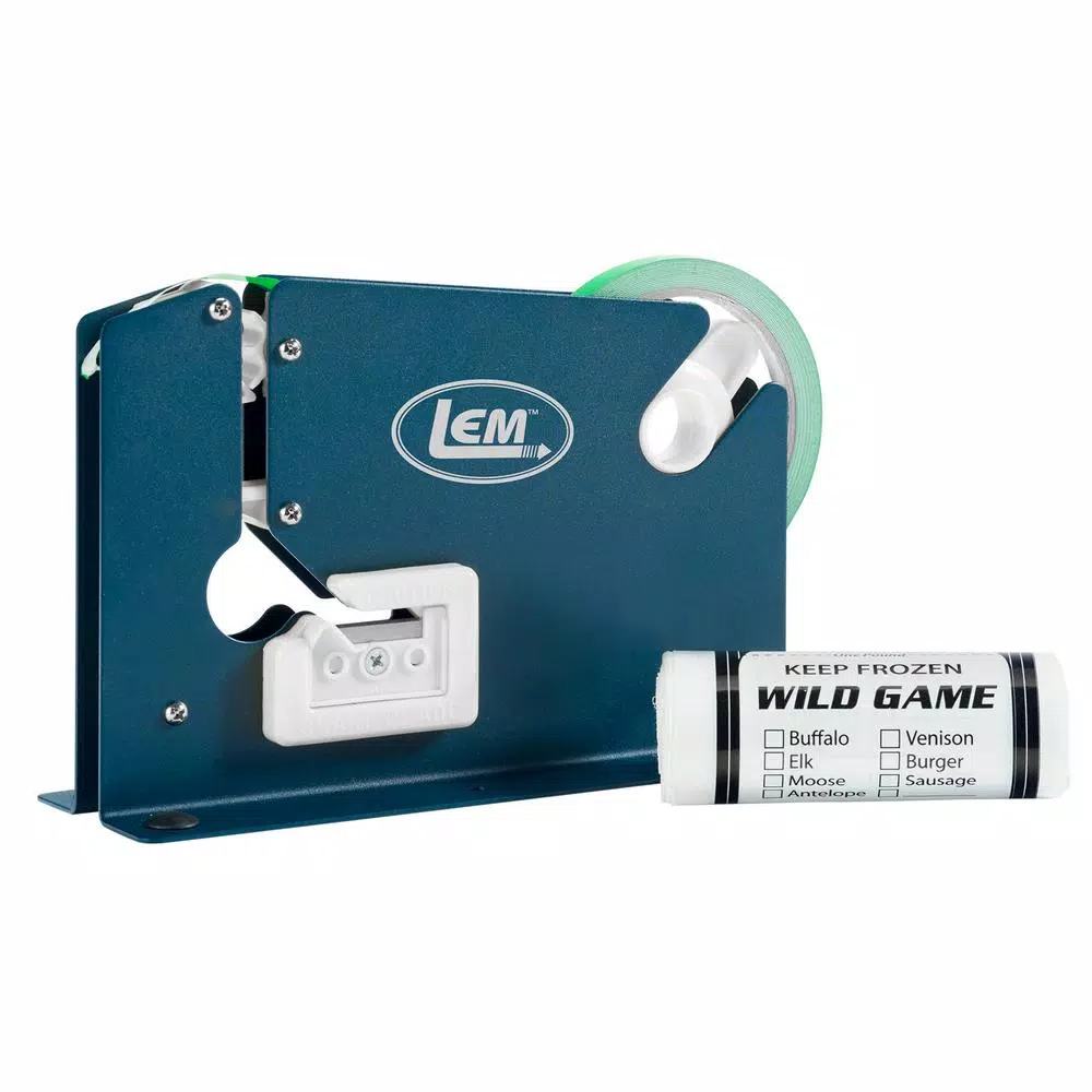 LEM Meat Grinder Packaging System with Poly Bag Tape Machine and Wild Game Bags