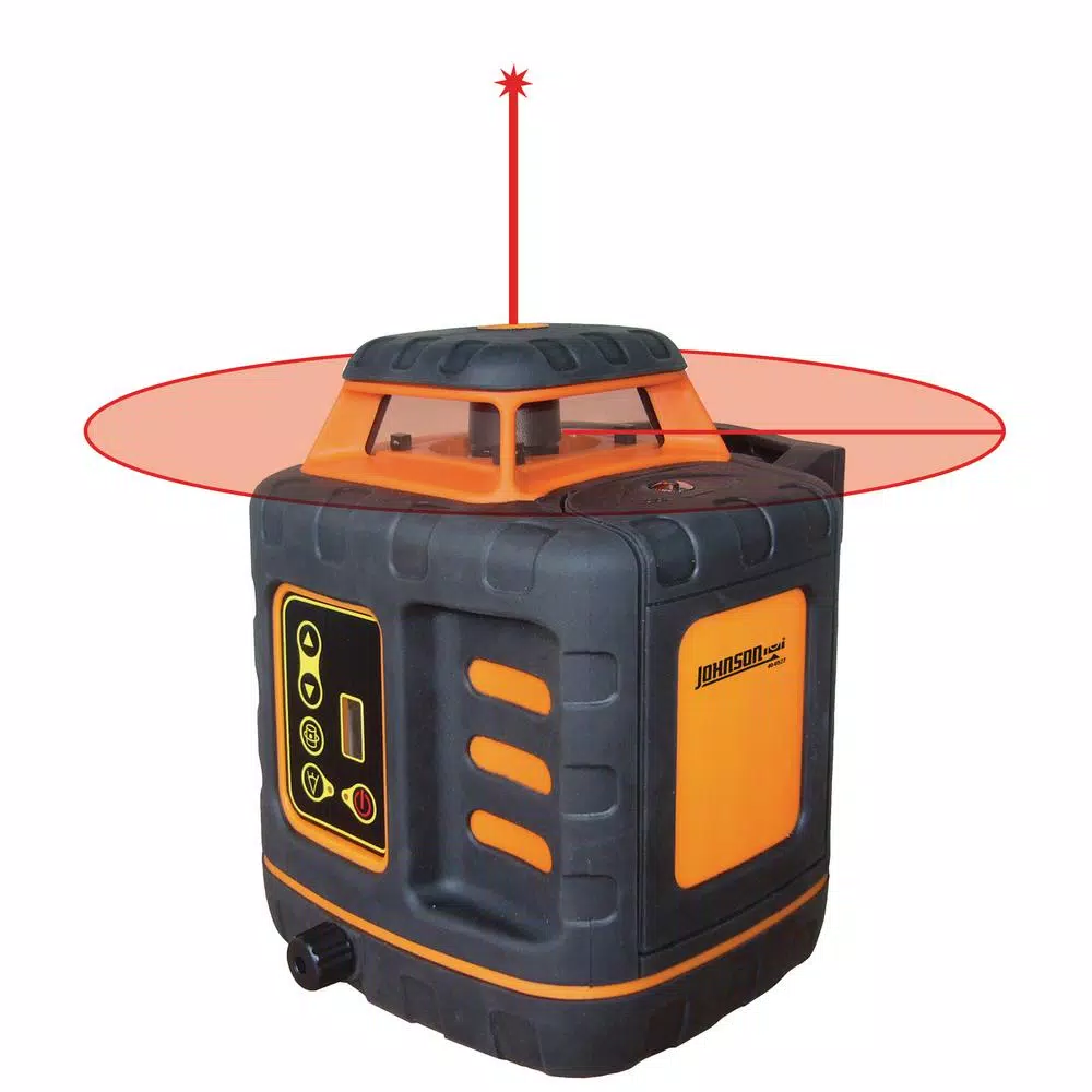 Johnson Self-Leveling Rotary Laser Level System with 2000' Working Diameter