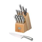 Chicago Cutlery Elston 16-Piece Stainless Steel Knife Set with Wood Block thumbnail 2