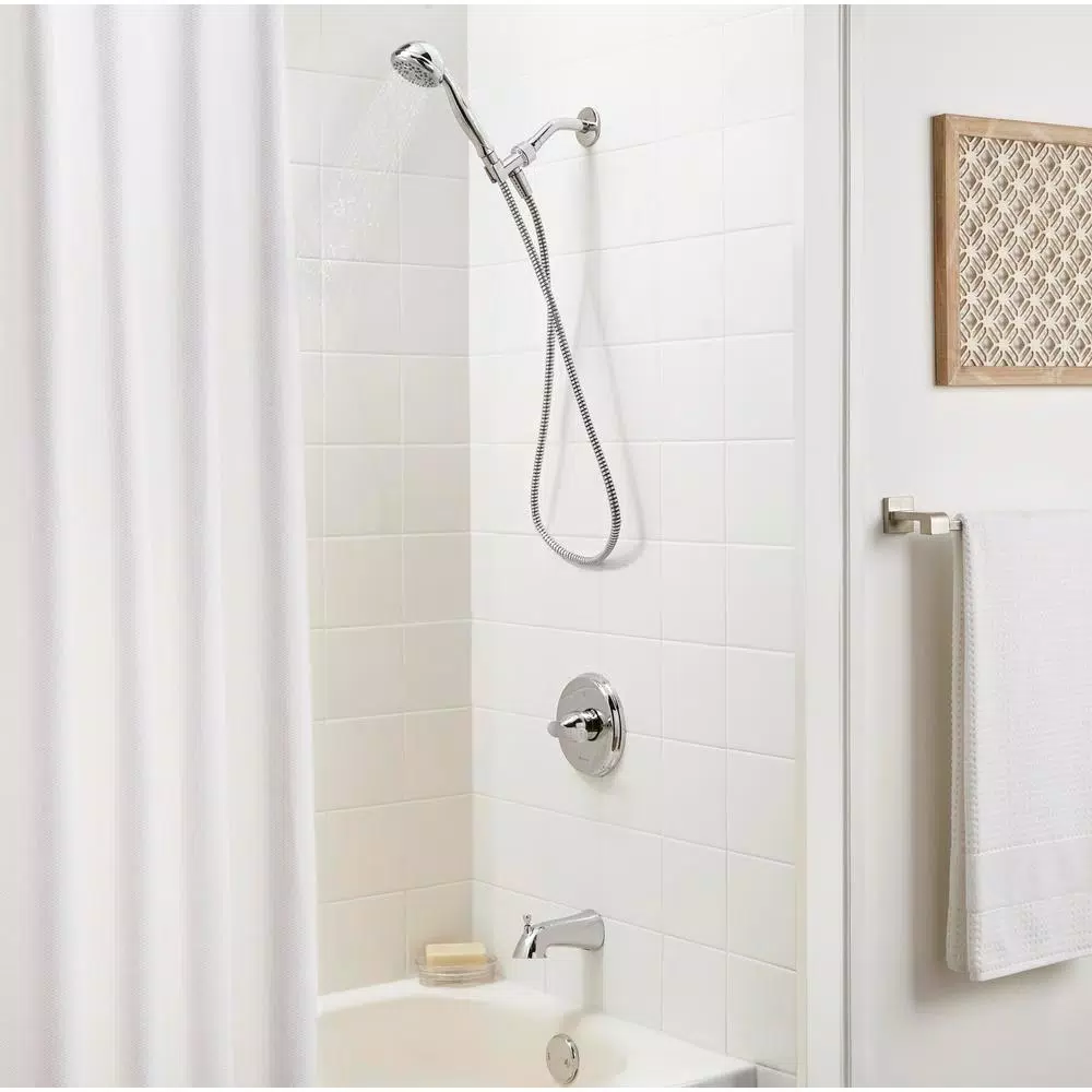Glacier Bay Edgewood Single-Handle 3-Spray Tub and Shower Faucet, Chrome