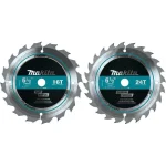 Makita 6-1/2 in. Carbide-Tipped Circular Saw Blade 2-Piece Set (16T & 24T) thumbnail 1