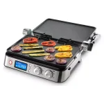 DeLonghi De'Longhi Livenza All-Day Indoor Grill with FlexPress System, Stainless Steel, 130 sq. in. thumbnail 4